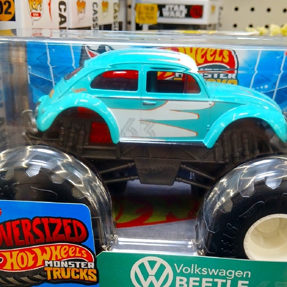 Hot Wheels Volkswagen Beetle Monster Truck - Blue - Picture 1 of 5